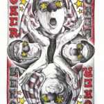 Joker card art piece