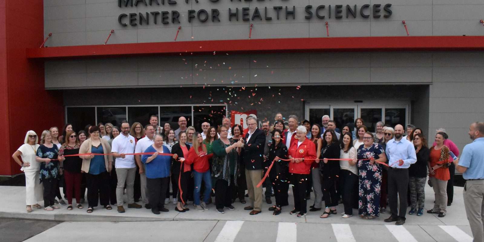 Picture of Marie O'Keefe Center for Health Sciences Ribbon Cutting