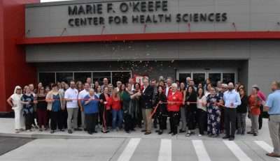 Picture of Marie O'Keefe Center for Health Sciences Ribbon Cutting